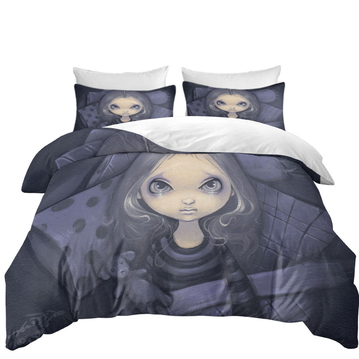 Best Duvet Covers with Cute Wake Up Girl Cannot Sleep