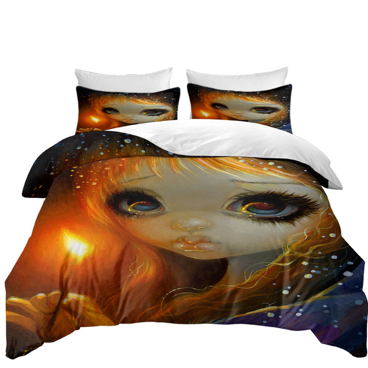 Best Duvet Covers with Fairytale Gothic Art the Little Match Girl