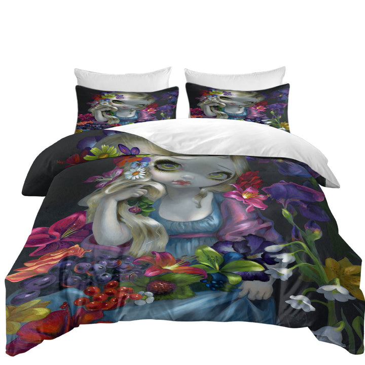 Best Duvet Covers with Maiden Flora the Goddess of Flowers