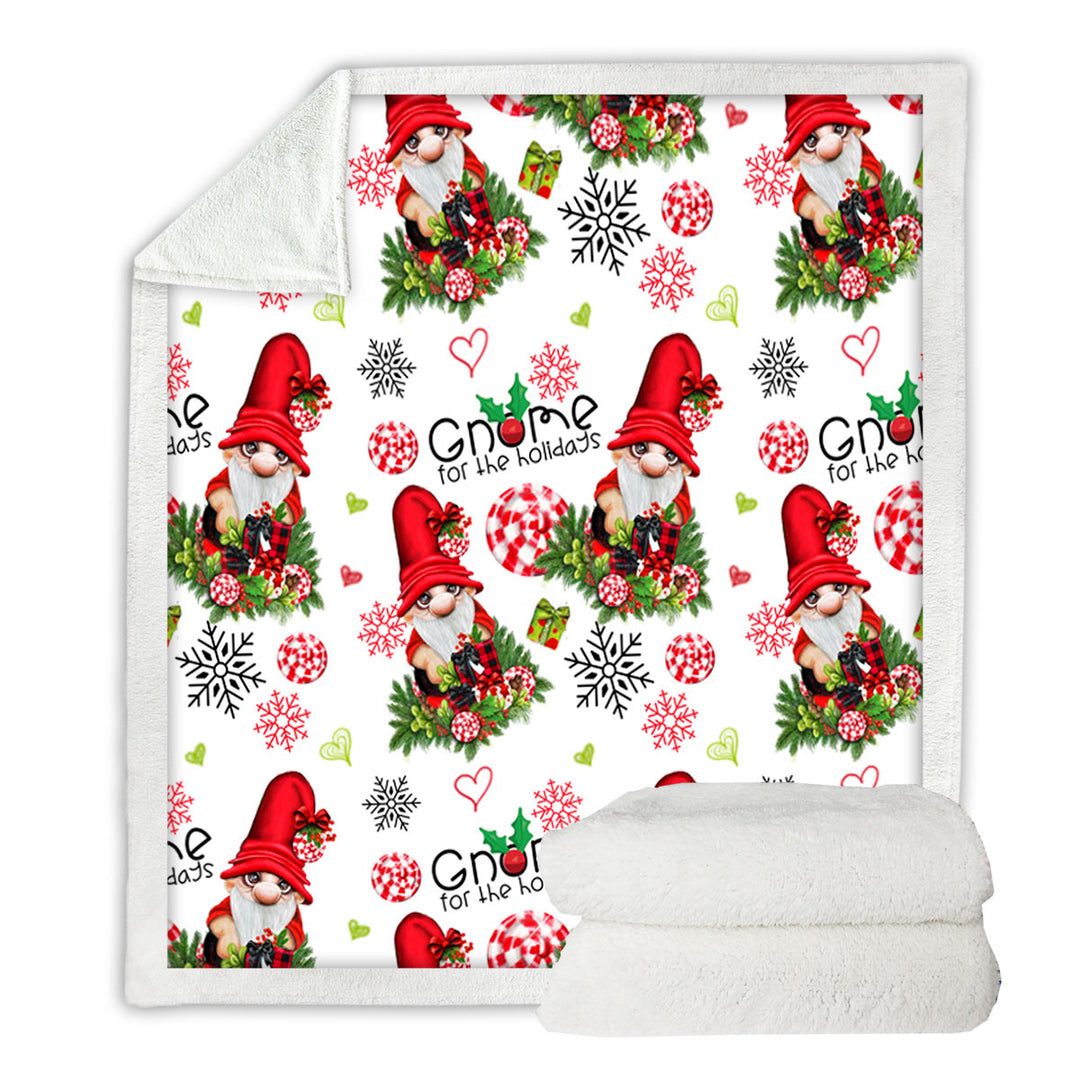 Best Sofa Blankets Christmas Gnome for the Holidays Pattern