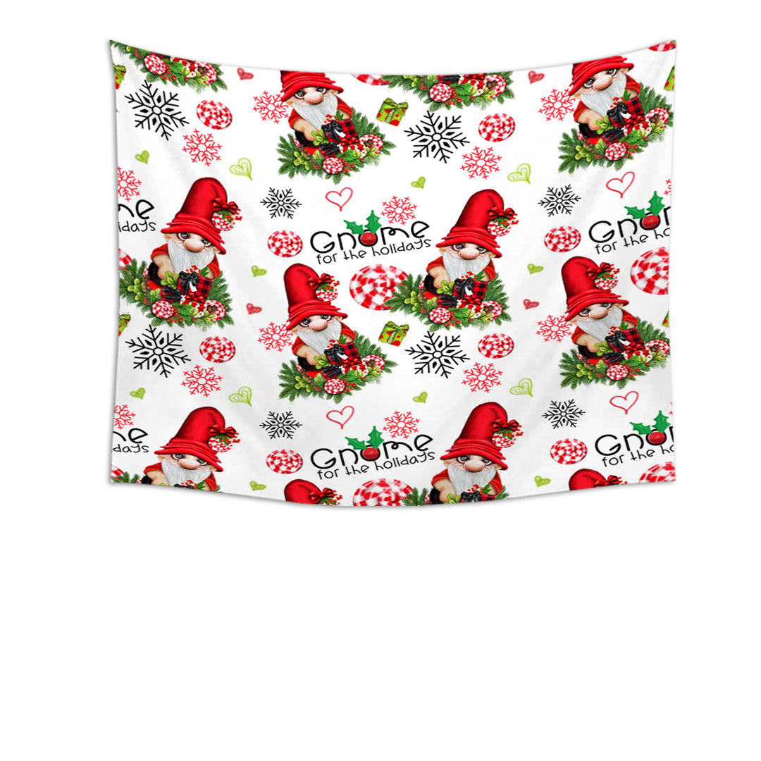 Best Wall Decor Christmas Gnome for the Holidays Pattern Tapestry