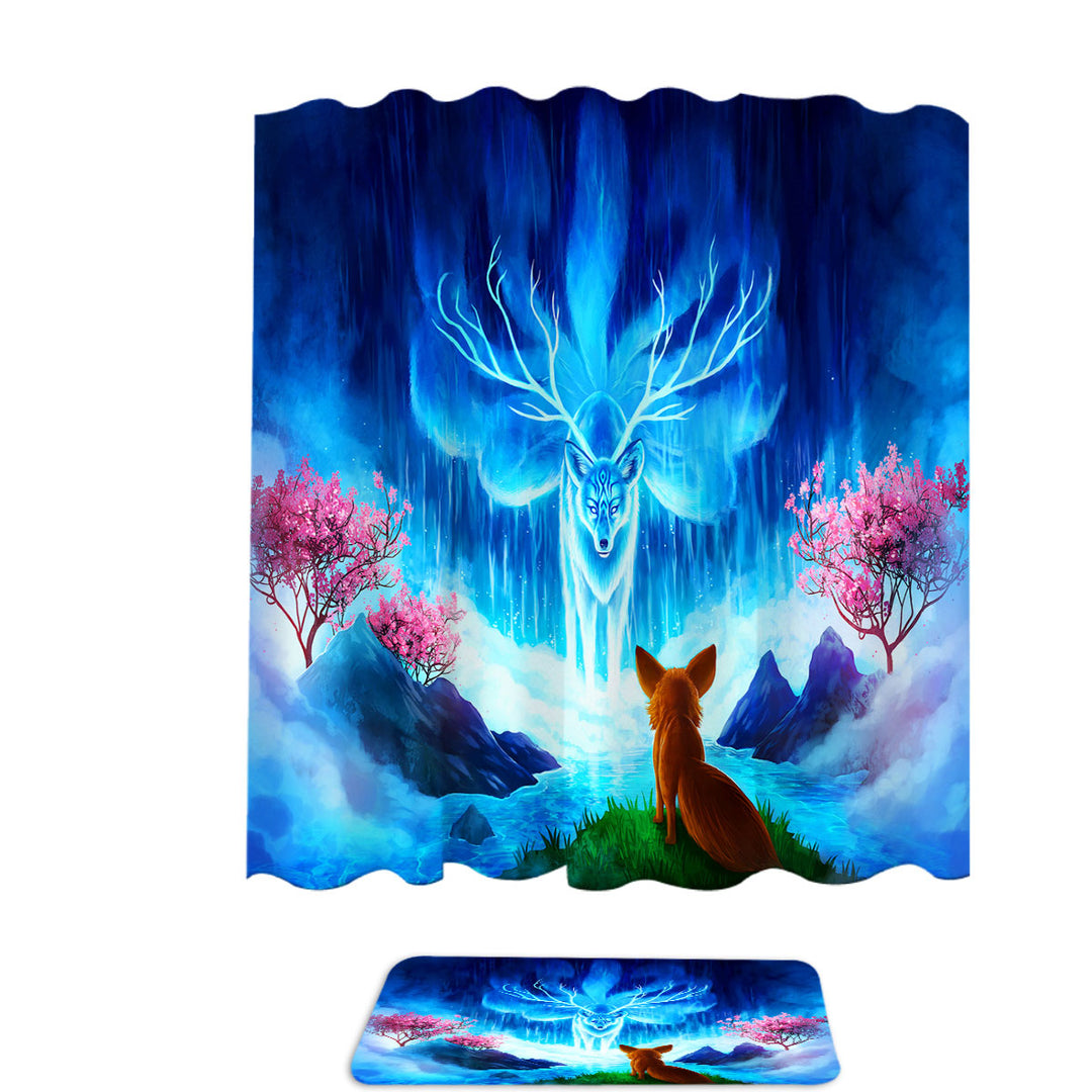 Best place to buy Shower Curtainswith Animal Fantasy Art Wisdom Lake Fox