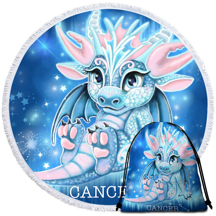 Big Beach Towels Gift Ideas for Kids Fantasy Art Cancer Lil Dragon