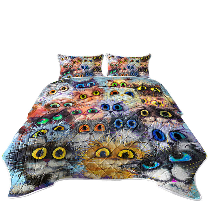 Big Cats_ Eyes Coverlet