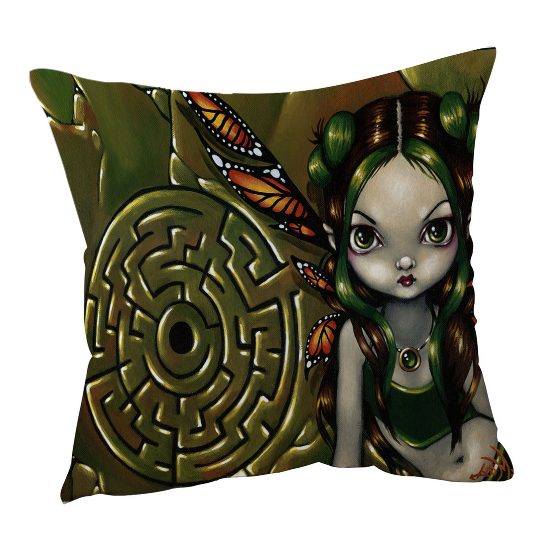 Big Eyed Labyrinth Fairy Sofa Pillows