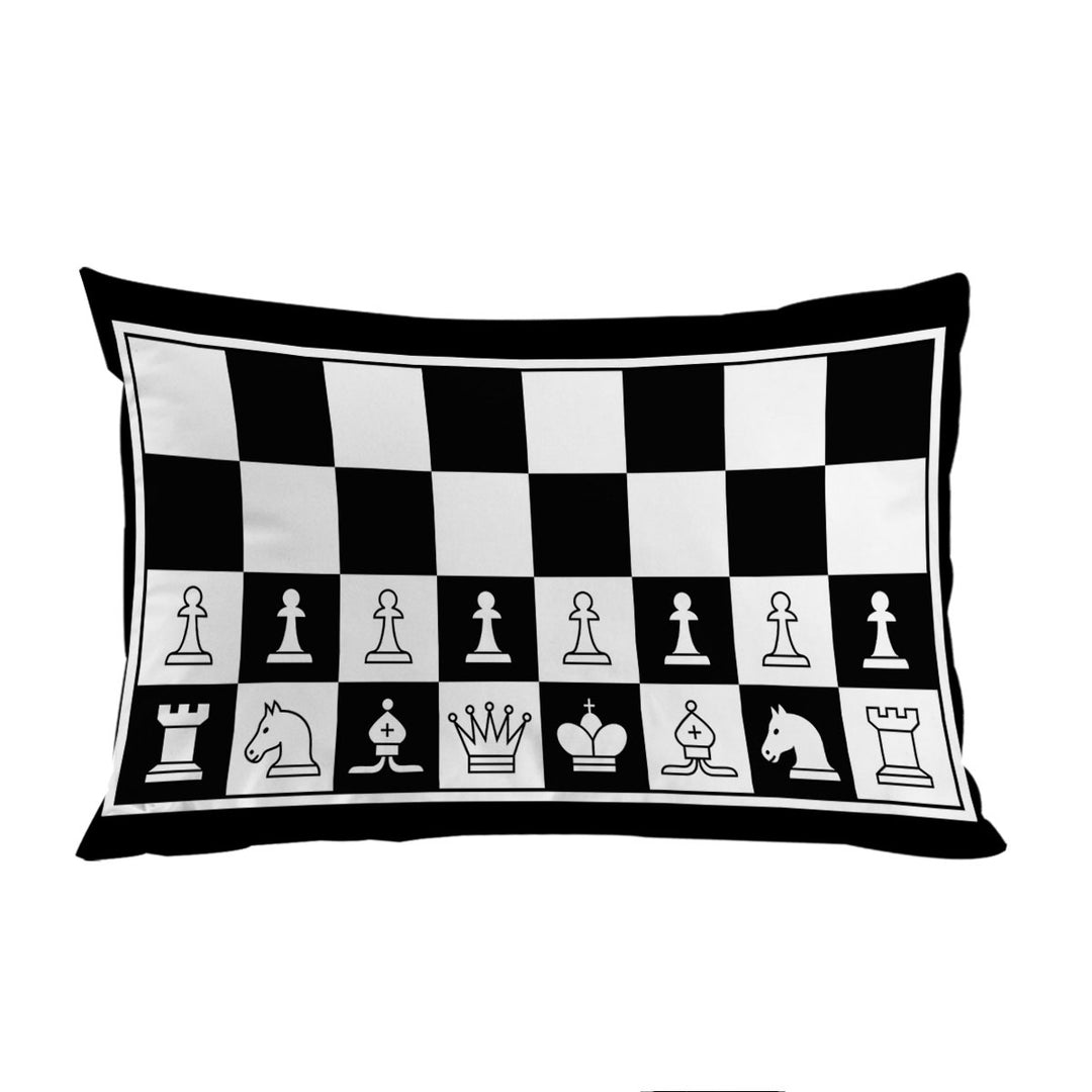 Black and White Chess Pillowcases