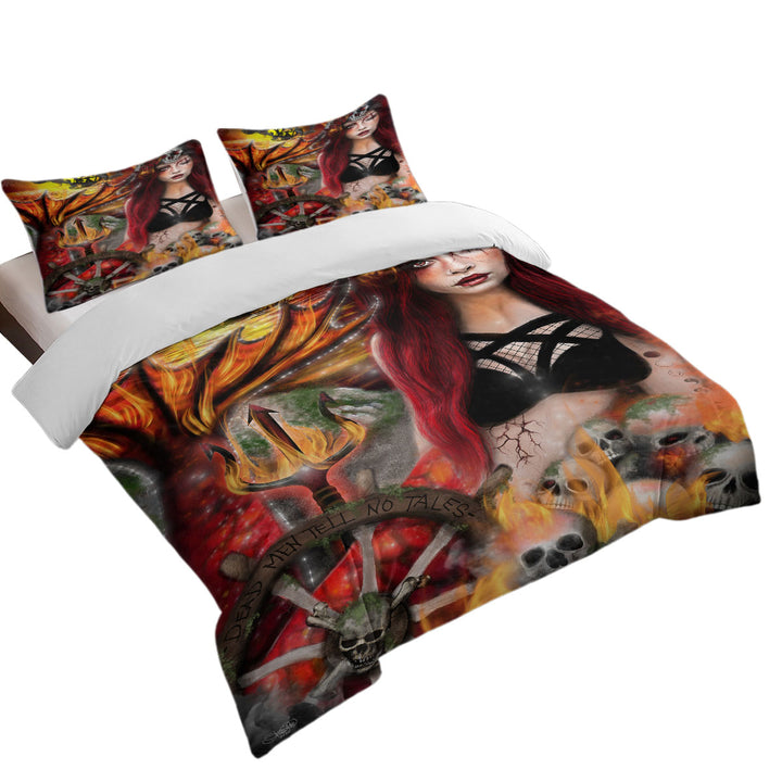 Blaze the Banished Beautiful Goth Girl Twin xl Duvet Covers