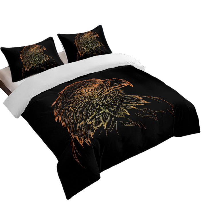 Bronze American Bald Eagle Bed Covers