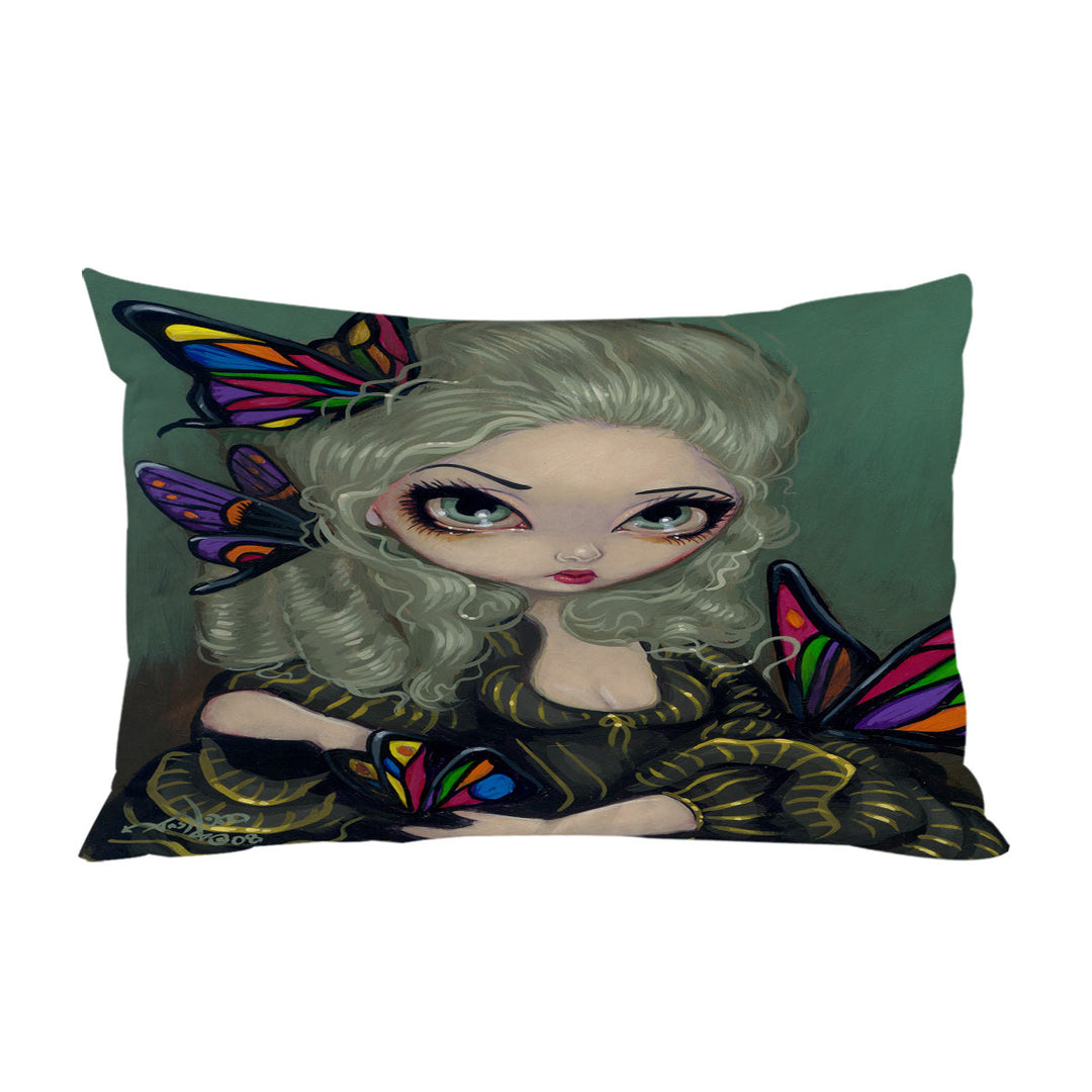 Butterflies in My Hair Beautiful Maiden Pillowcase