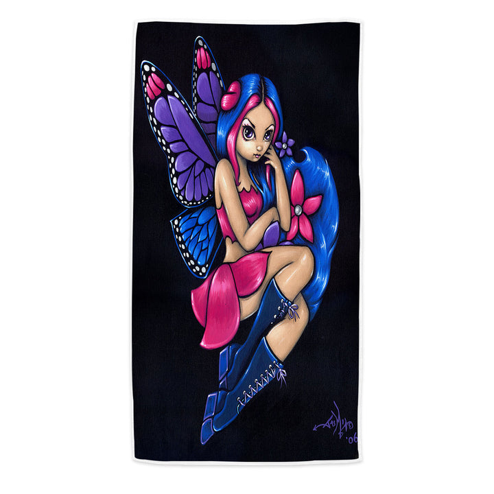 Butterfly Fairy Beach Towel