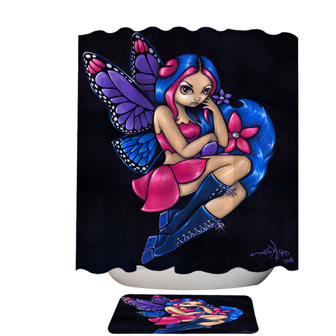 Butterfly Fairy Shower Curtains