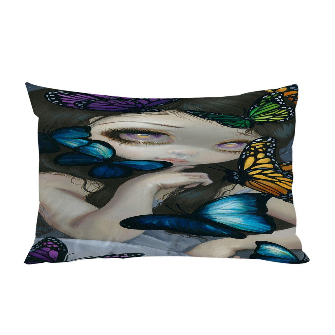 Butterfly Girl a Confusion of Wings Pillowcase