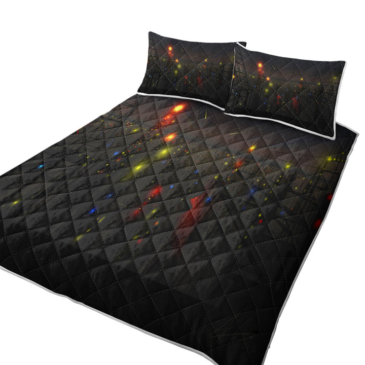 California King Quilt Sets with Cool Night at City of Lights