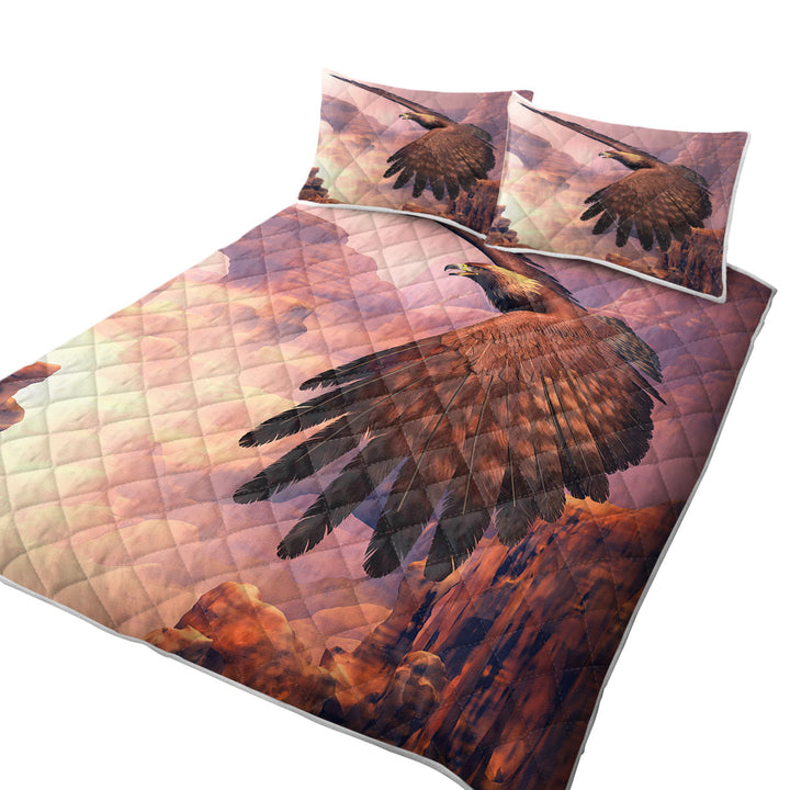 Canyon Flight Nature Art American Eagle Quilts