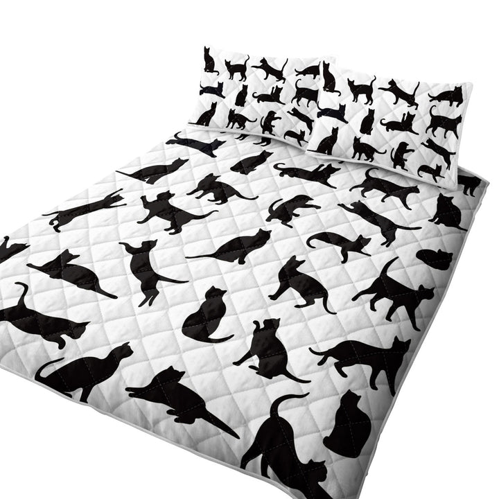 Cats Silhouettes Quilt