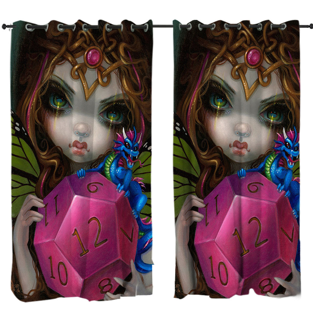 Chasing Dragons 12 Sided Dice Fairy Curtains