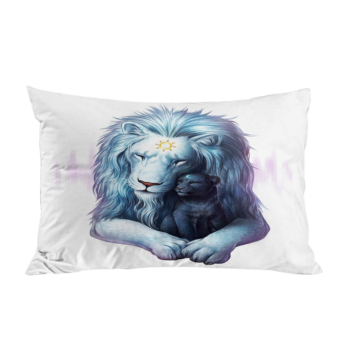 Child of Light Sun Moon Cub and Lion King Pillow Cases