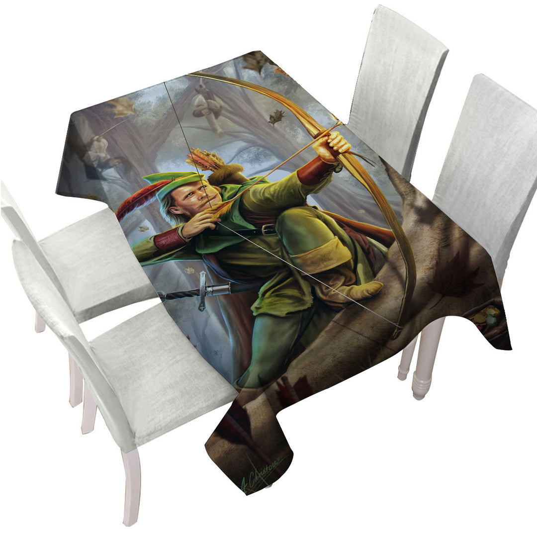 Childhood Hero for Kids Tablecloths