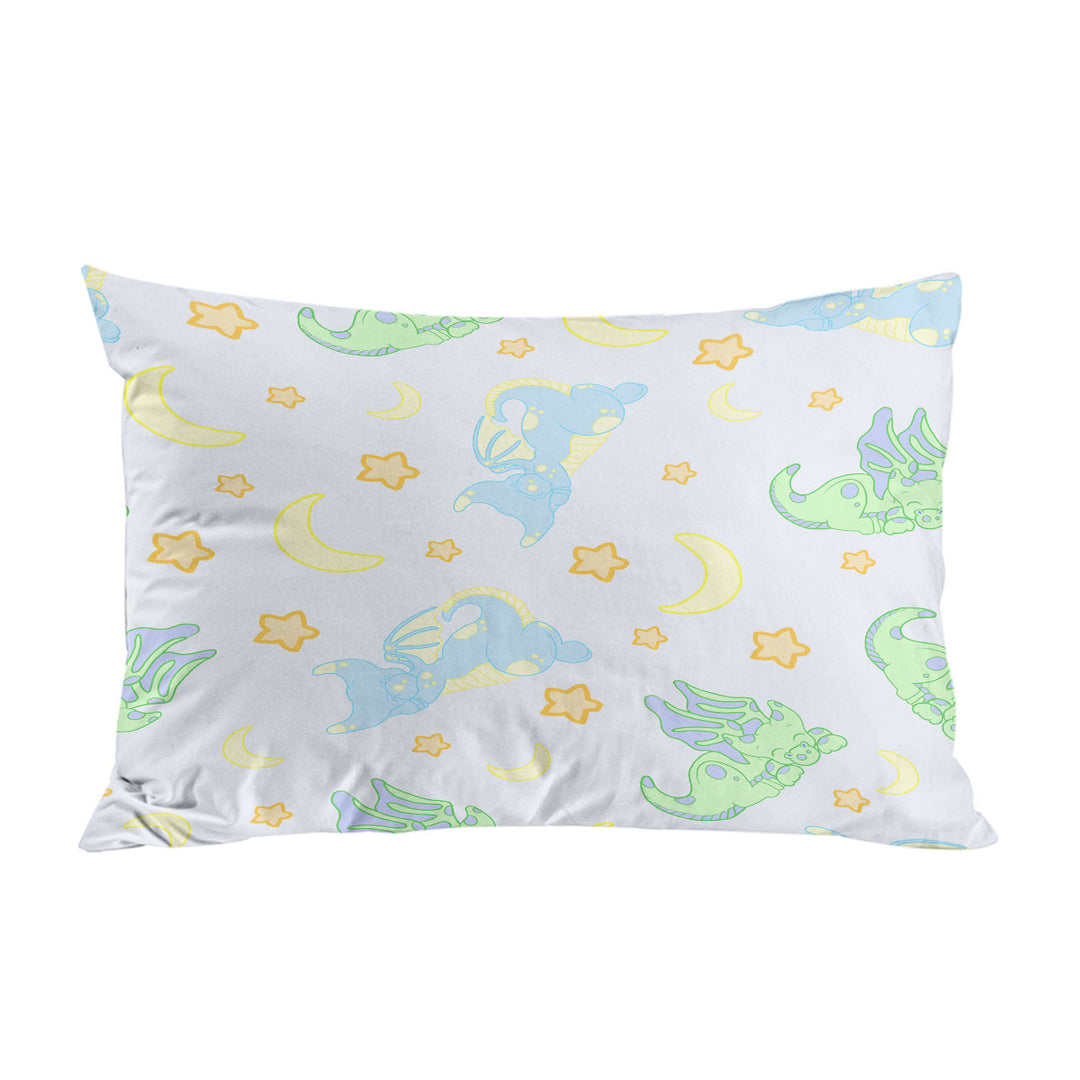 Children Cute Sleeping Dragons Pattern for Boys Pillowcase