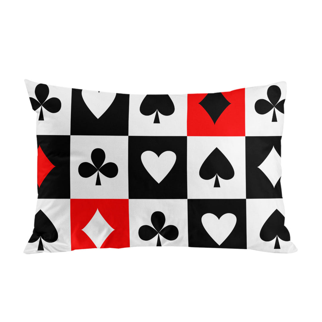 Clubs Diamonds Hearts Spades Cards Symbols King Pillow Cases