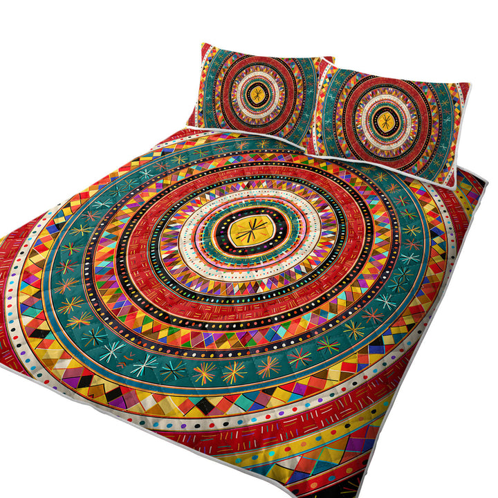 Colorful African Design Quilts