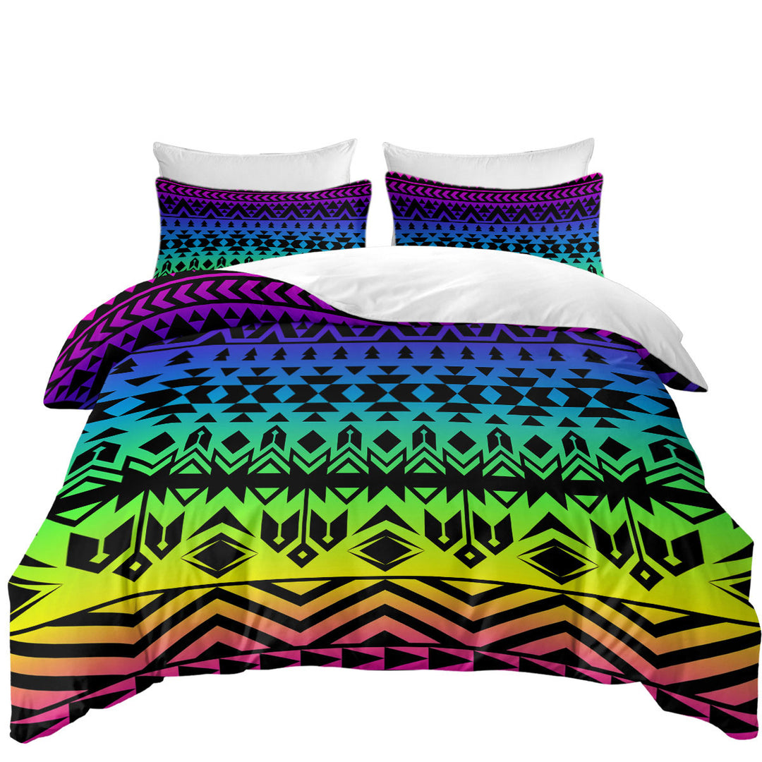 Colorful Aztec Duvet Cover