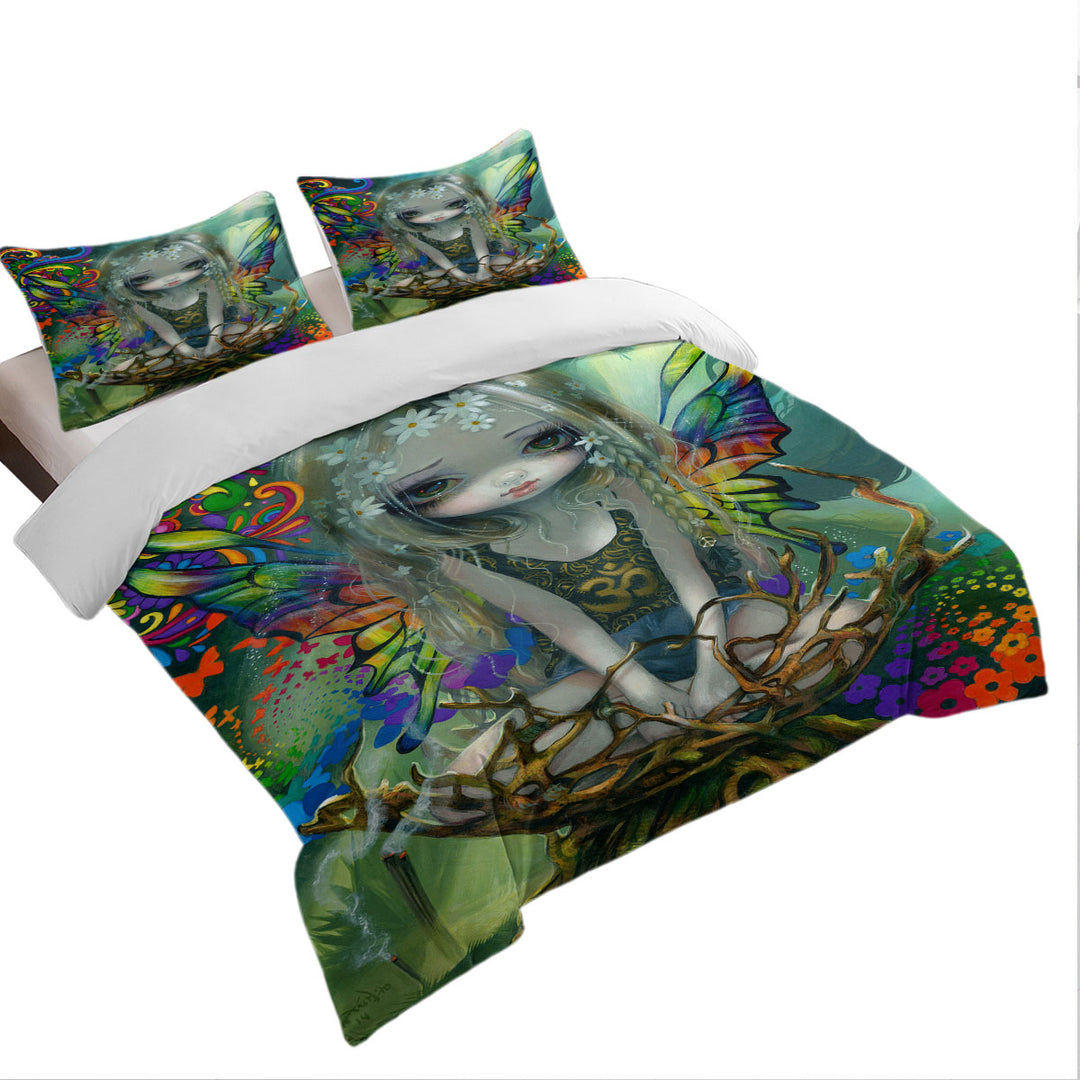 Colorful Paisley a Sweet Little Hippie Fairy Good Duvet Covers