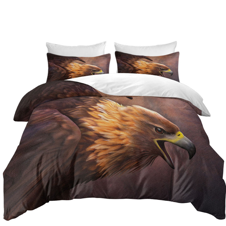 Comforter Cover with Strong American Eagle