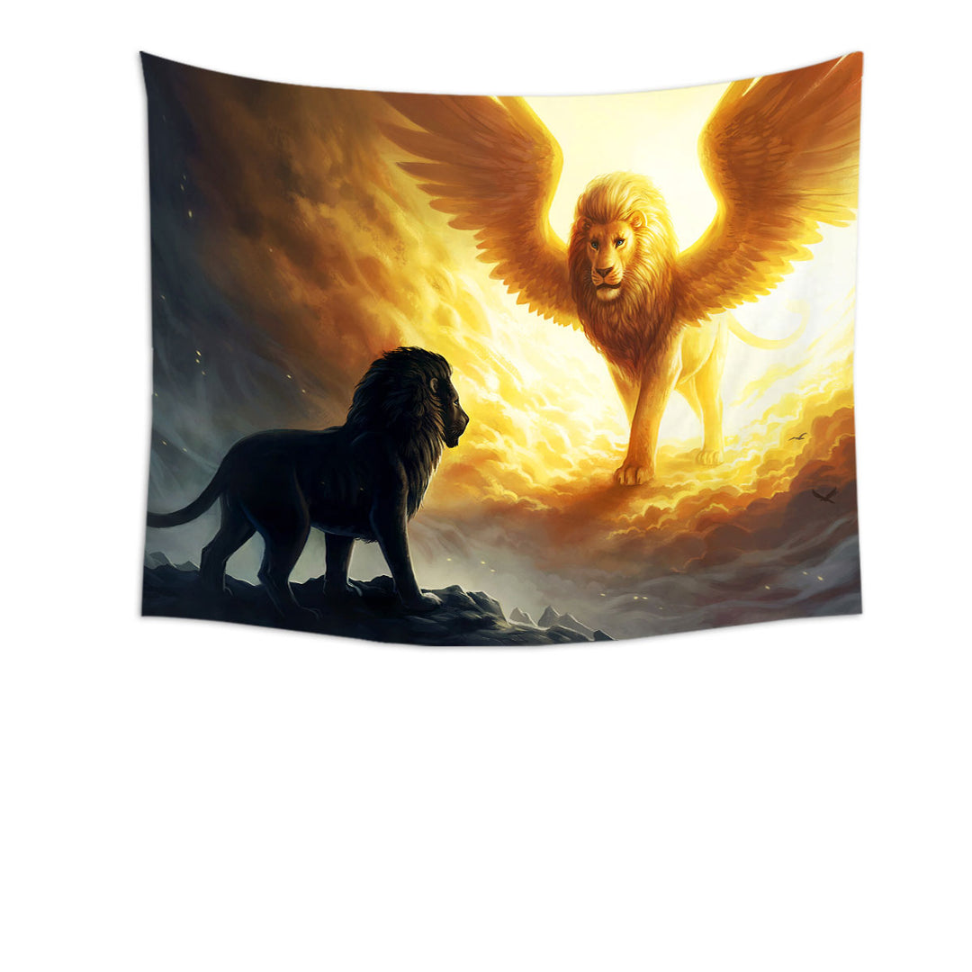 Cool Animal Tapestries Wall Decor Art Remember Lion Soul