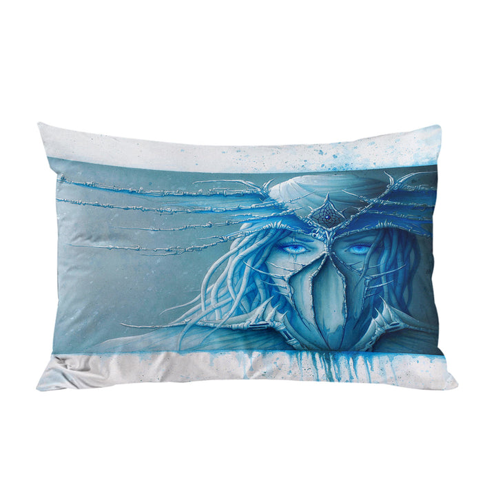 Cool Art Day Dream Freezing Blue Eyes Pillowcase