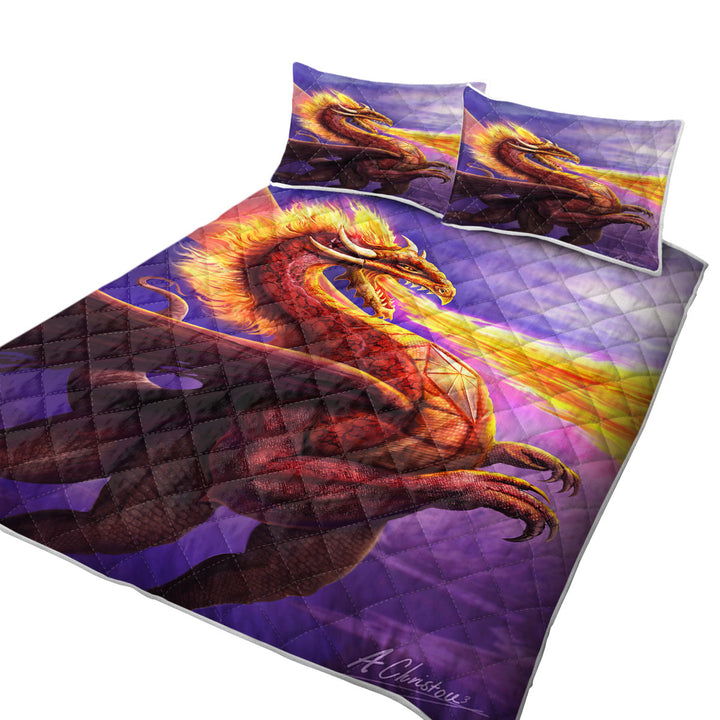 Cool Art Dragon Flame Quilts