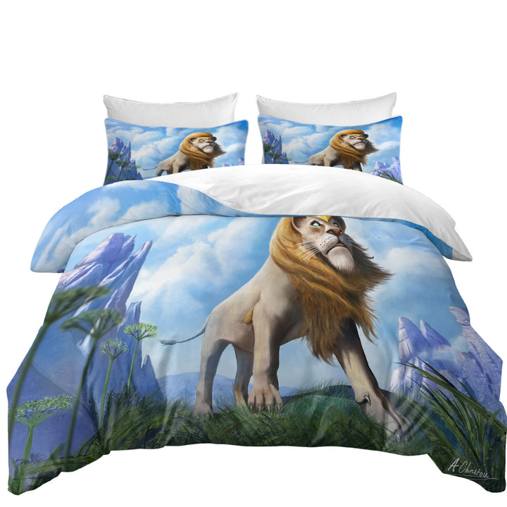 Cool Art King of Lions Duvet Cover