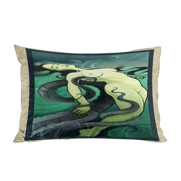 Cool Art Octopus vs Sexy Woman Pillowcases