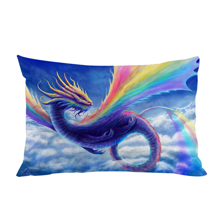 Cool Art Rainbow Dragon Pillow Cases