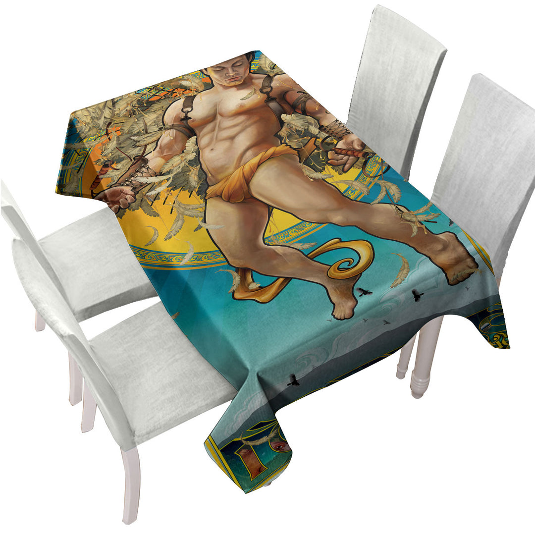 Cool Art Sexy Man Icarus Revelation Custom table Covers