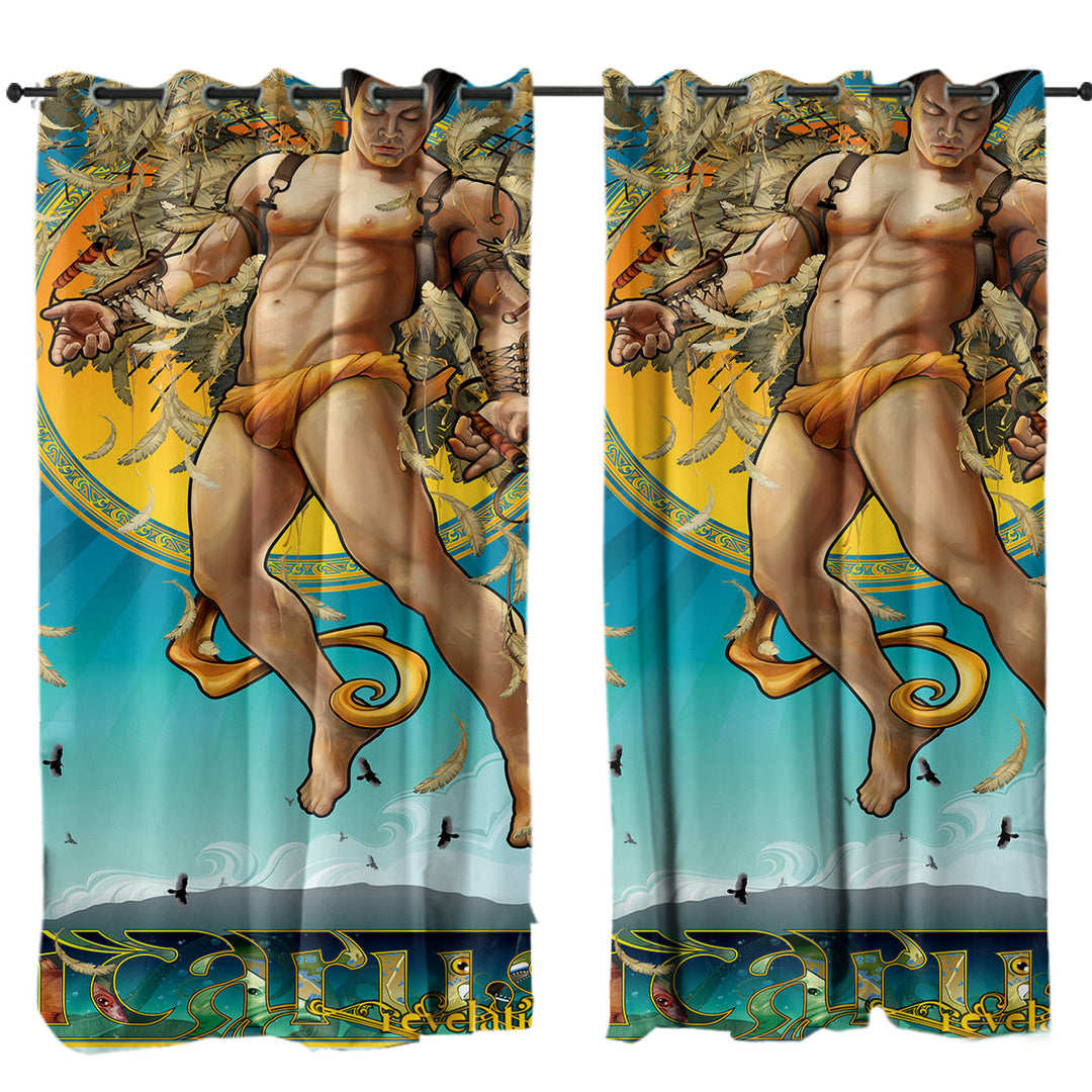 Cool Art Sexy Man Icarus Revelation Drapery