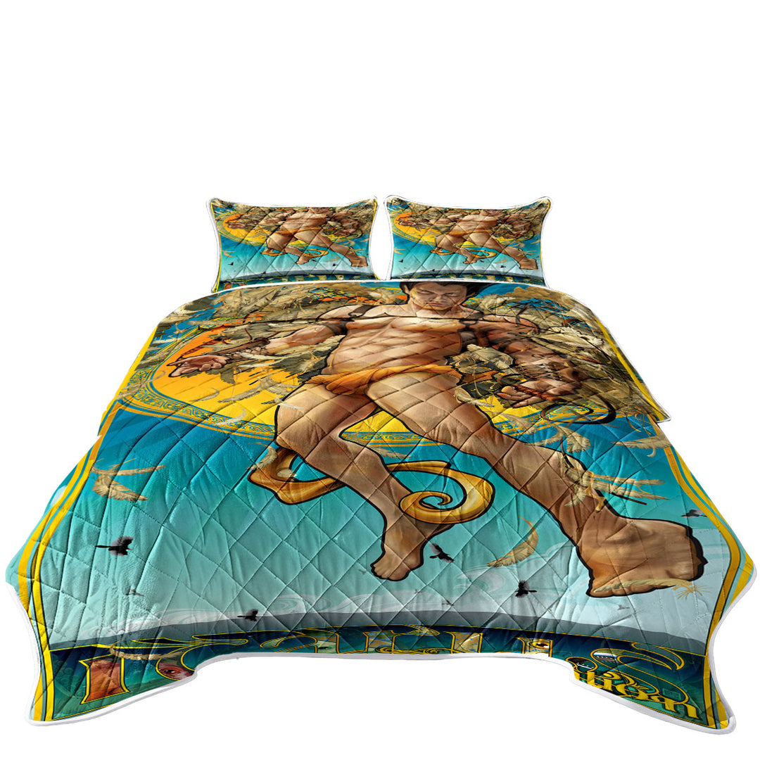 Cool Art Sexy Man Icarus Revelation Quilt