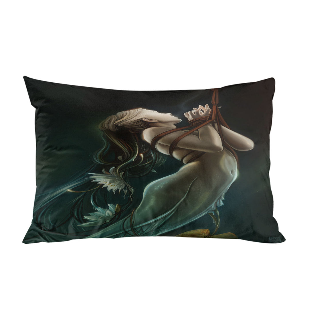 Cool Art the Catch of Beautiful Mermaid Pillowcase