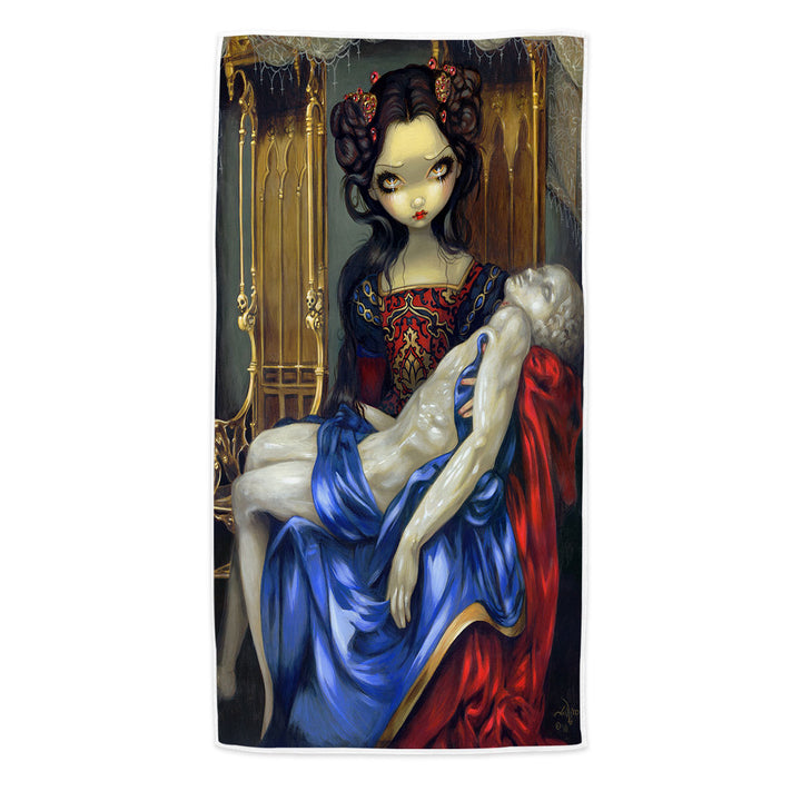 Cool Beach Towels The Vampire Maiden I Vampiri Pieta