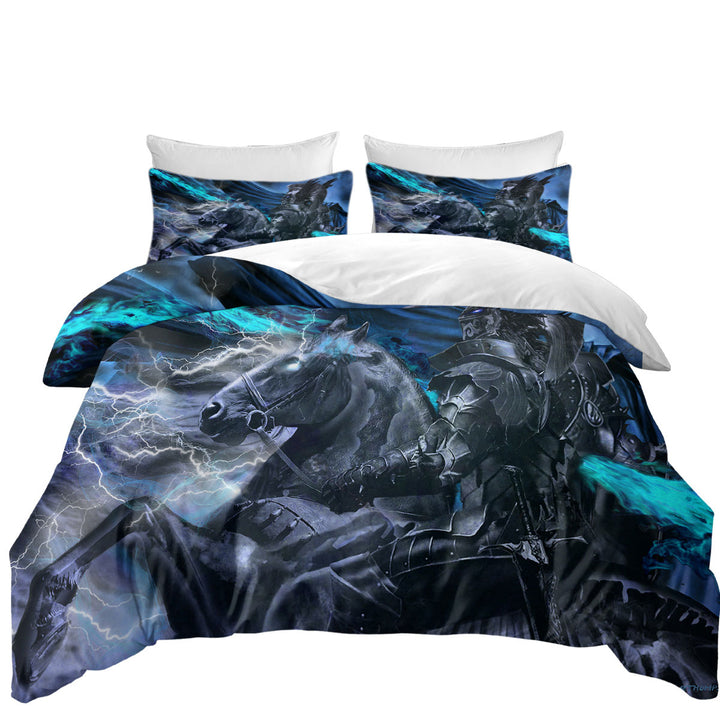 Cool Black Knight the Storm King Bed Covers