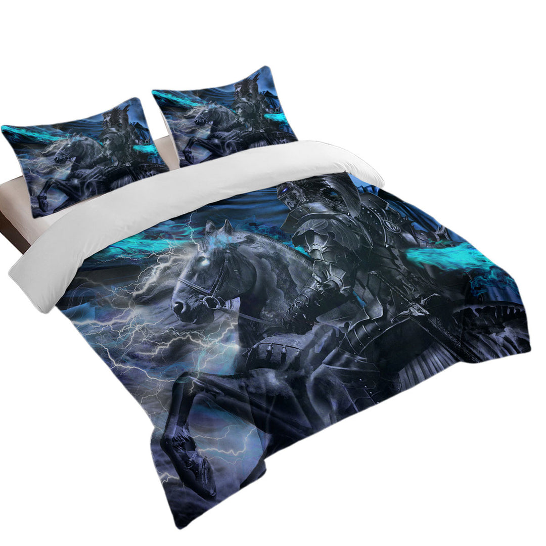 Cool Black Knight the Storm King King Quilt Cover