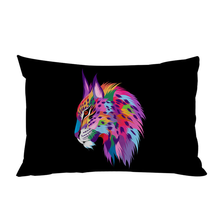 Cool Colorful Wild Bobcat Pillowcases