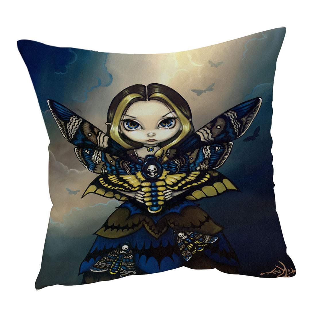 Cool Cushions Moth Queen the Death_s Head Moth Fairy