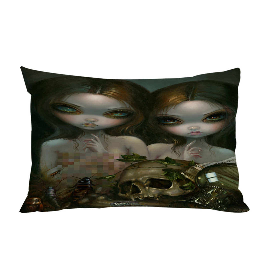 Cool Dark Art Allegory of Decay Pillow Cases