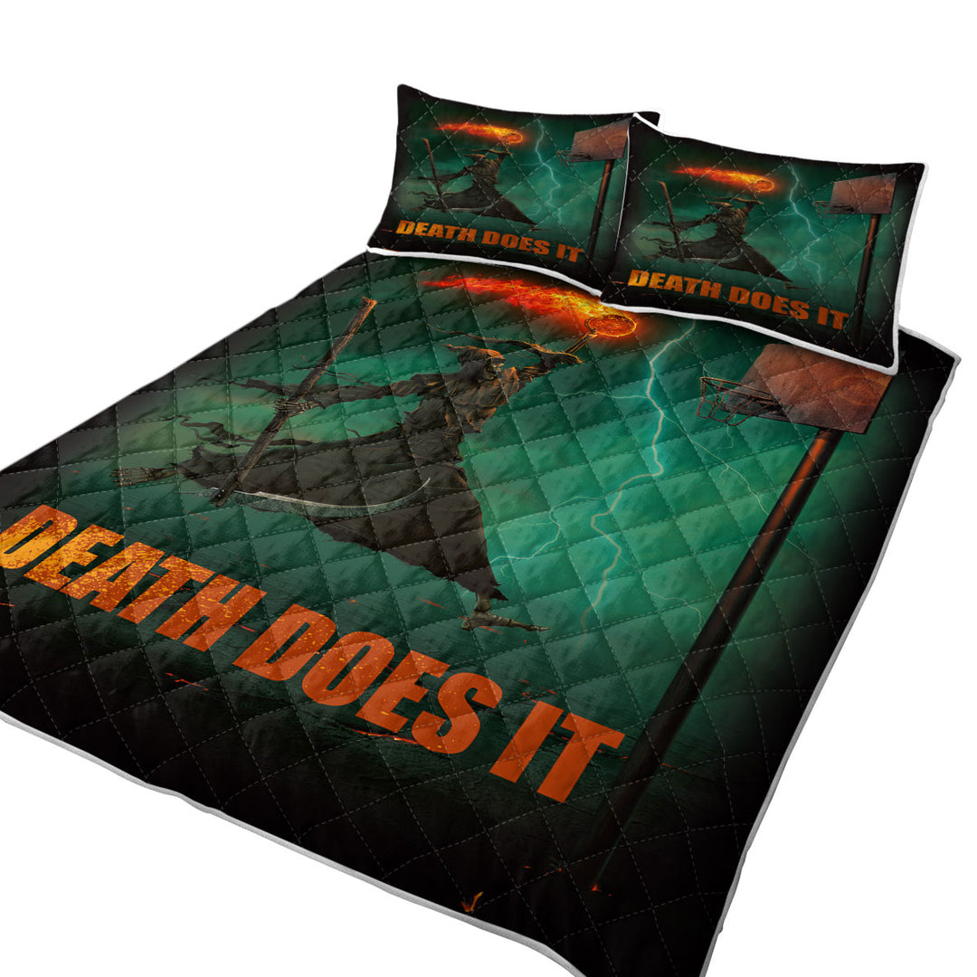 Cool Dark Art Basketball Angel of Death Daybed Covers Sets