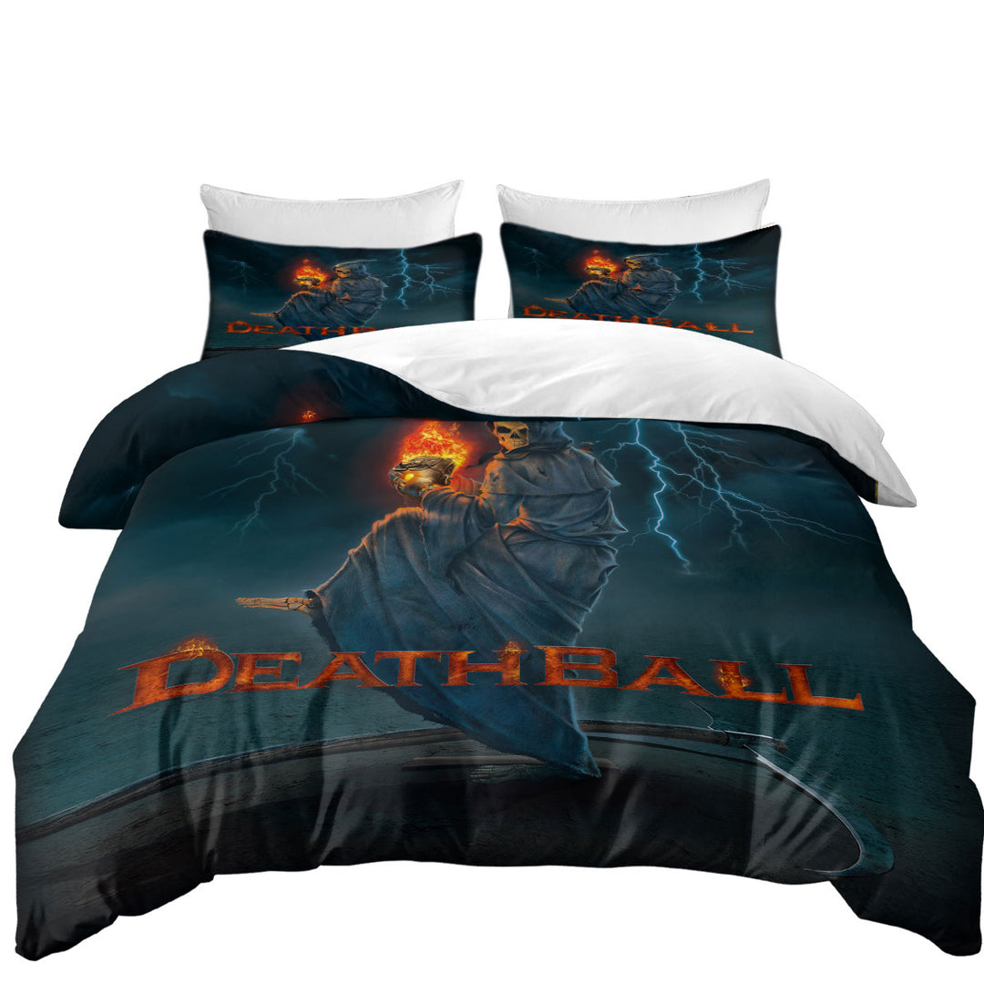 Cool Dark Art Death Ball the Angel of Death Quilt Cover