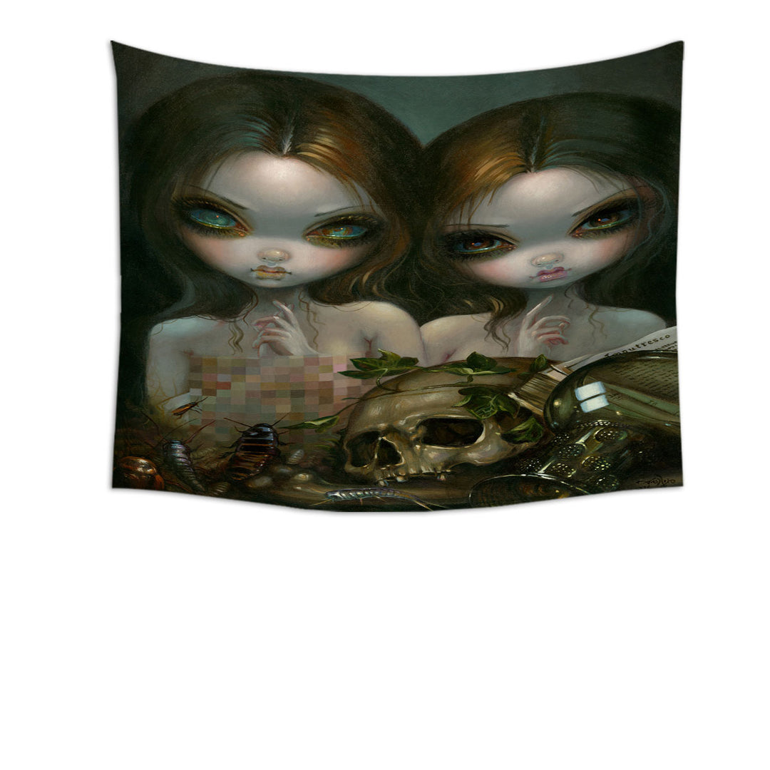 Cool Dark Art Tapestry Allegory of Decay