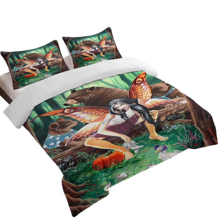 Cool Fairy Tale Tough Fairy and Three Bears Duvet Covers