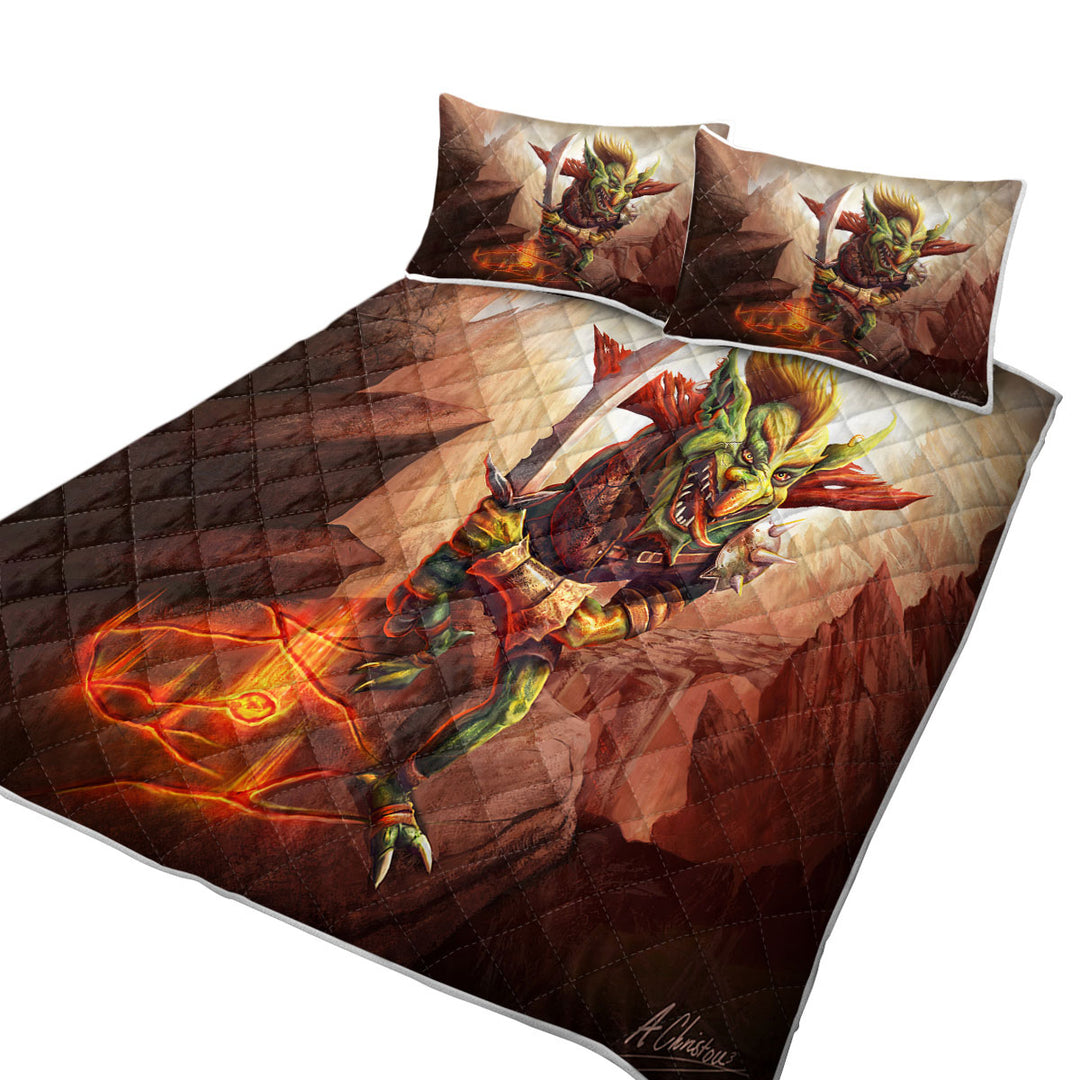 Cool Fantasy Art Goblin Coverlet