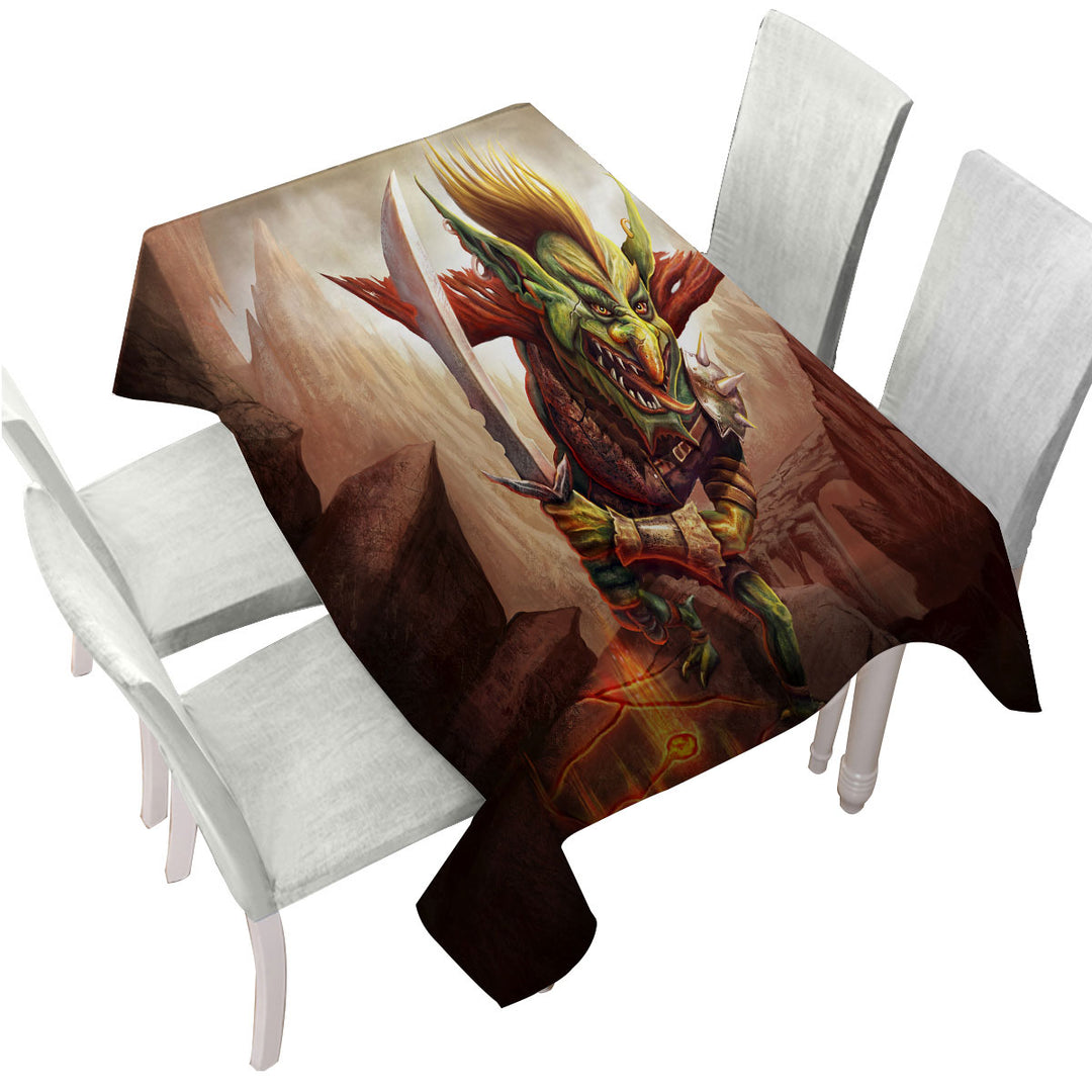 Cool Fantasy Art Goblin Tablecloths